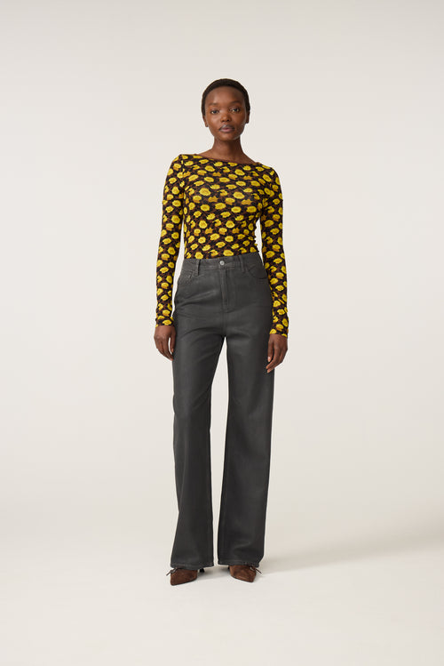 Roe Top | Yellow/Brown