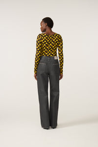 Roe Top | Yellow/Brown