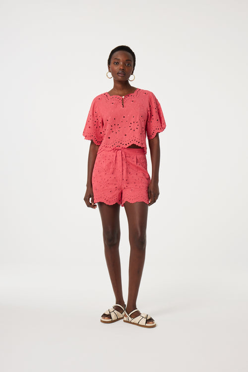 Soraya Top | Tropical Coral