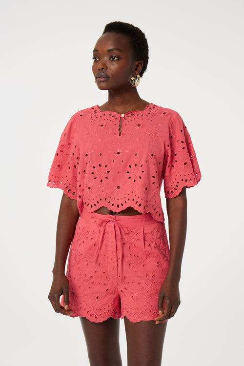 Soraya Top | Tropical Coral