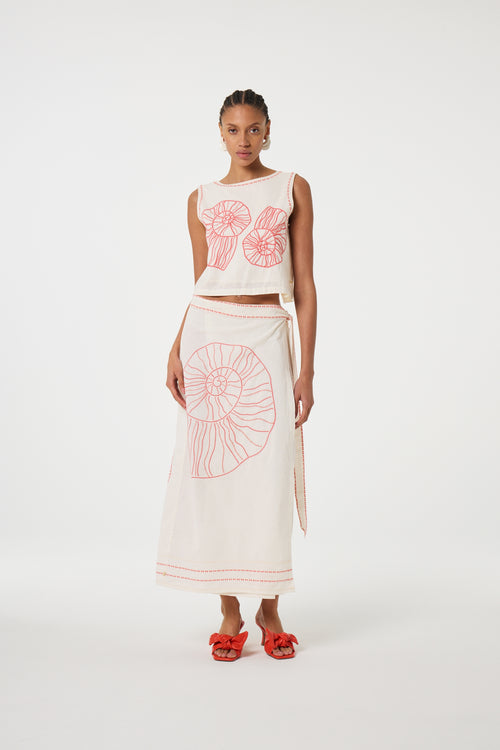 Sansa Top | Cosy White