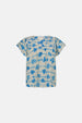 Kristy Top | Warm White/Blue Wave