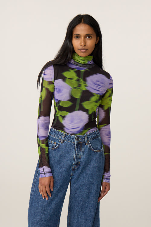 Jadyn Top | Purple/Black