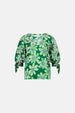 Nacha Top | Green Glow/Pool Blue
