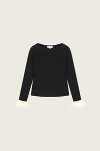 Pop Top | Black/Cosy White