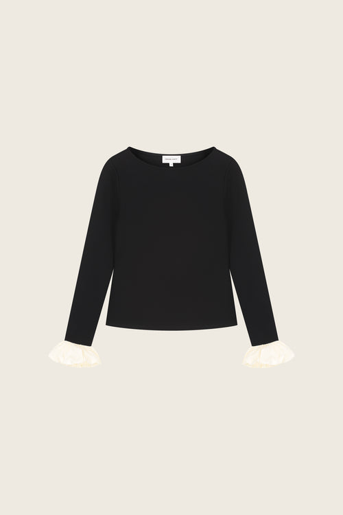 Pop Top | Black/Cosy White