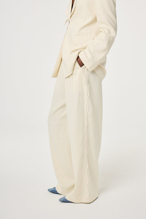 Carlie Trousers | Warm White