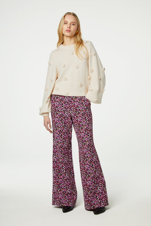 Puck Trousers | Black/Tawny Brown