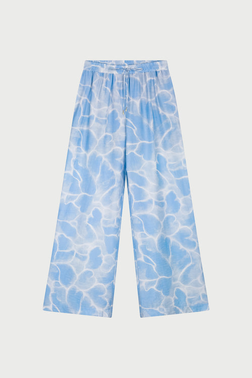 Brent Trousers | Light Blue/Crispy White