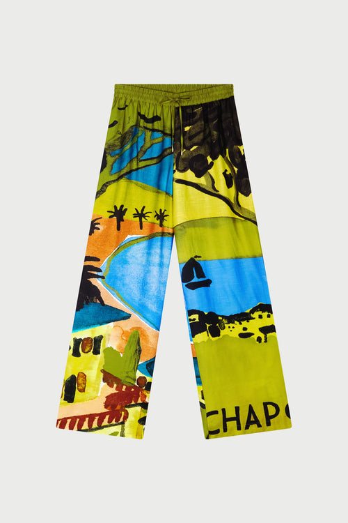 Brent Trousers | Yellow/Blue