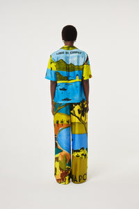 Brent Trousers | Yellow/Blue