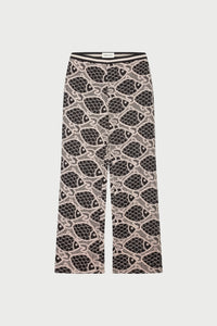 Mora Trousers | Black/Cosy White