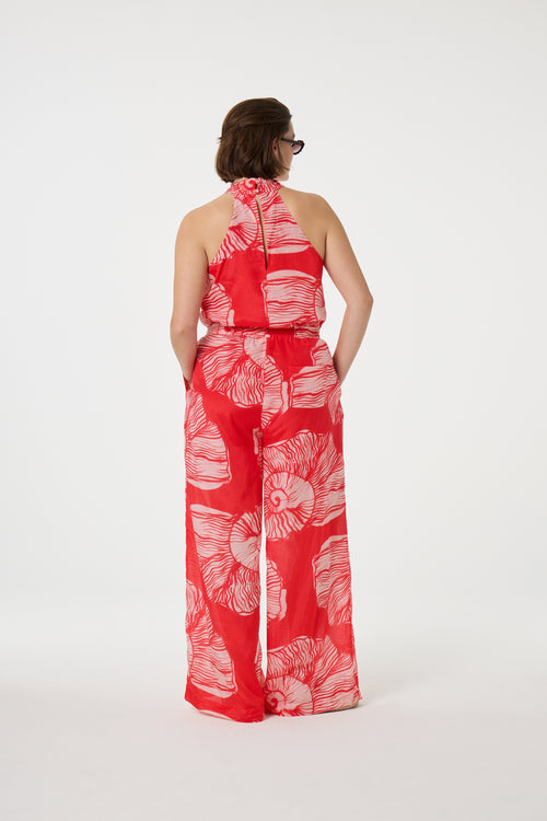 Brent Trousers | Warm White/Tropical