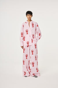 Vivien Trousers | Cherry Blossom/Tangerine Tango