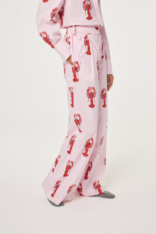 Vivien Trousers | Cherry Blossom/Tangerine Tango