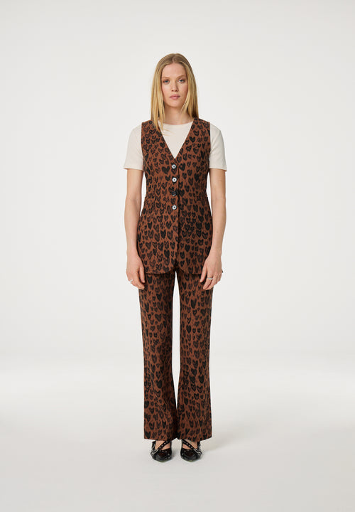 Kirby Trousers | Burnt Sugar/Black