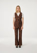 Kirby Trousers | Burnt Sugar/Black