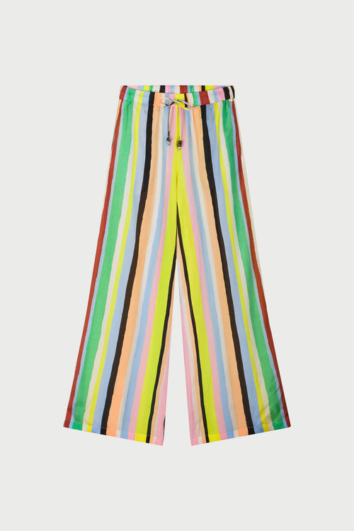 Praia Trousers | Light Blue/Navy