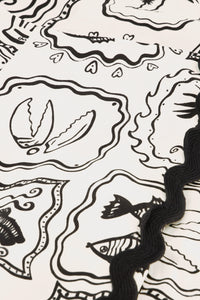 Guicho Trousers | Cosy White/Black