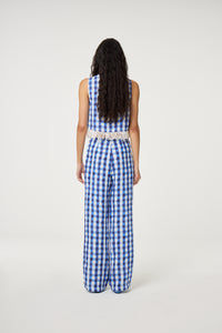 Tropez Trousers | Navy/Cosy White
