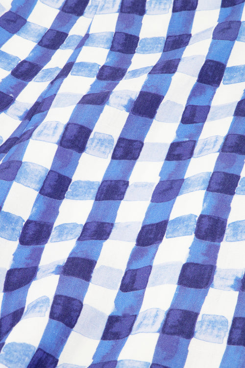 Tropez Trousers | Navy/Cosy White
