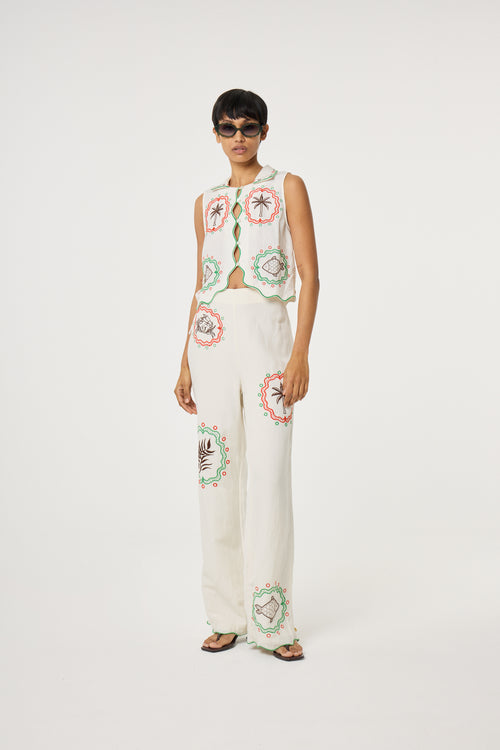 Guicho Trousers - Rita | Cosy White