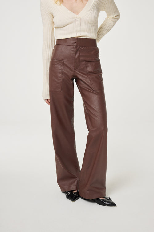Frea Trouser | Mocha Brown