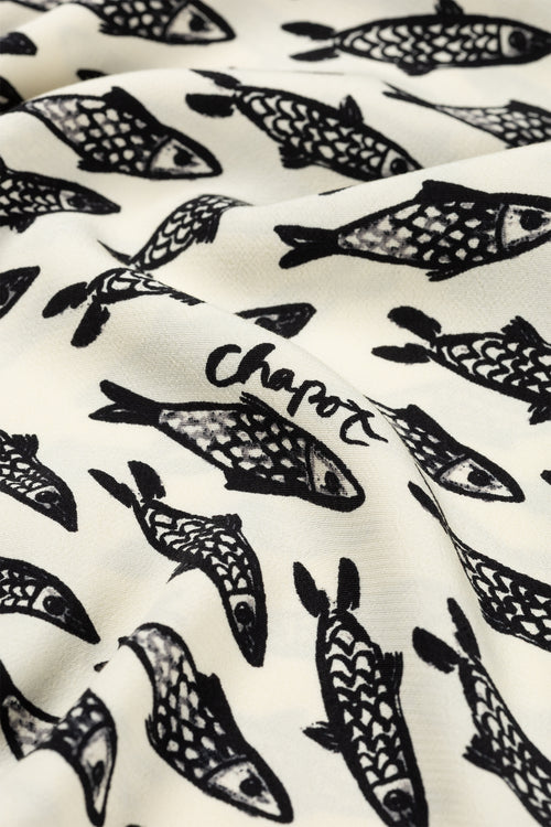 Palapa Trousers | Cosy White/Black