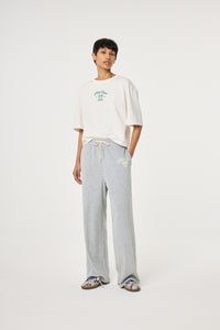 Benja T-shirt | Cosy White/Green