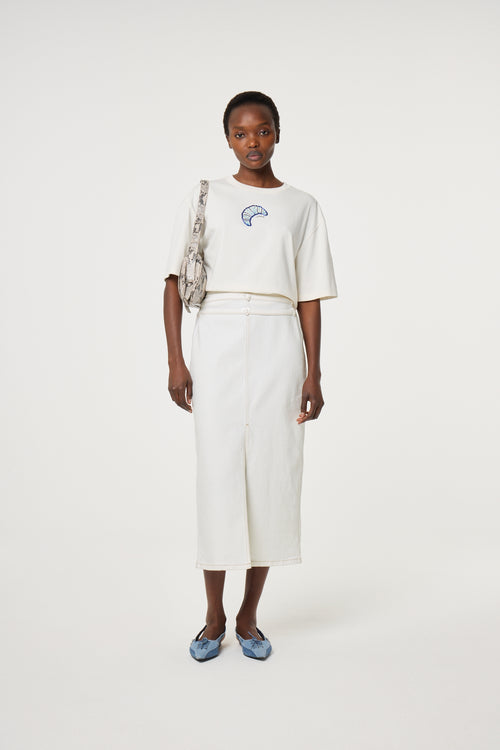 Benja T-shirt | Cosy White