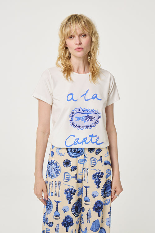 Rose Aperitif T-shirt | Cosy White