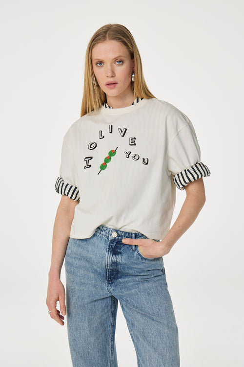 Benja T-Shirt | Cosy White