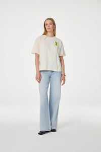 Market T-Shirt Apple | Cosy White/Green