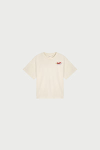 Market T-Shirt Pepper | Cosy White/Red