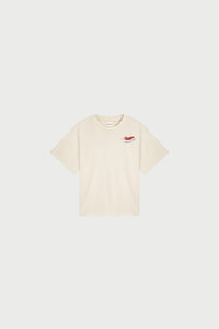 Market T-Shirt Pepper | Cosy White/Red