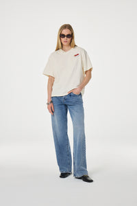 Market T-Shirt Pepper | Cosy White/Red