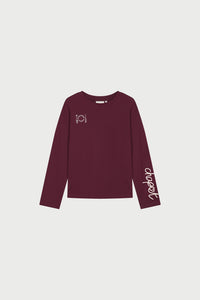 Phileine T-Shirt | Deep Burgundy