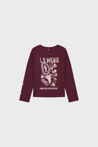 Phileine T-Shirt | Deep Burgundy