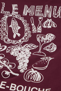 Phileine T-Shirt | Deep Burgundy