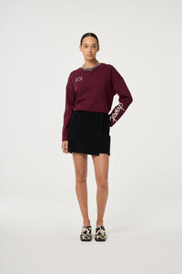Phileine T-Shirt | Deep Burgundy