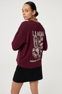 Phileine T-Shirt | Deep Burgundy