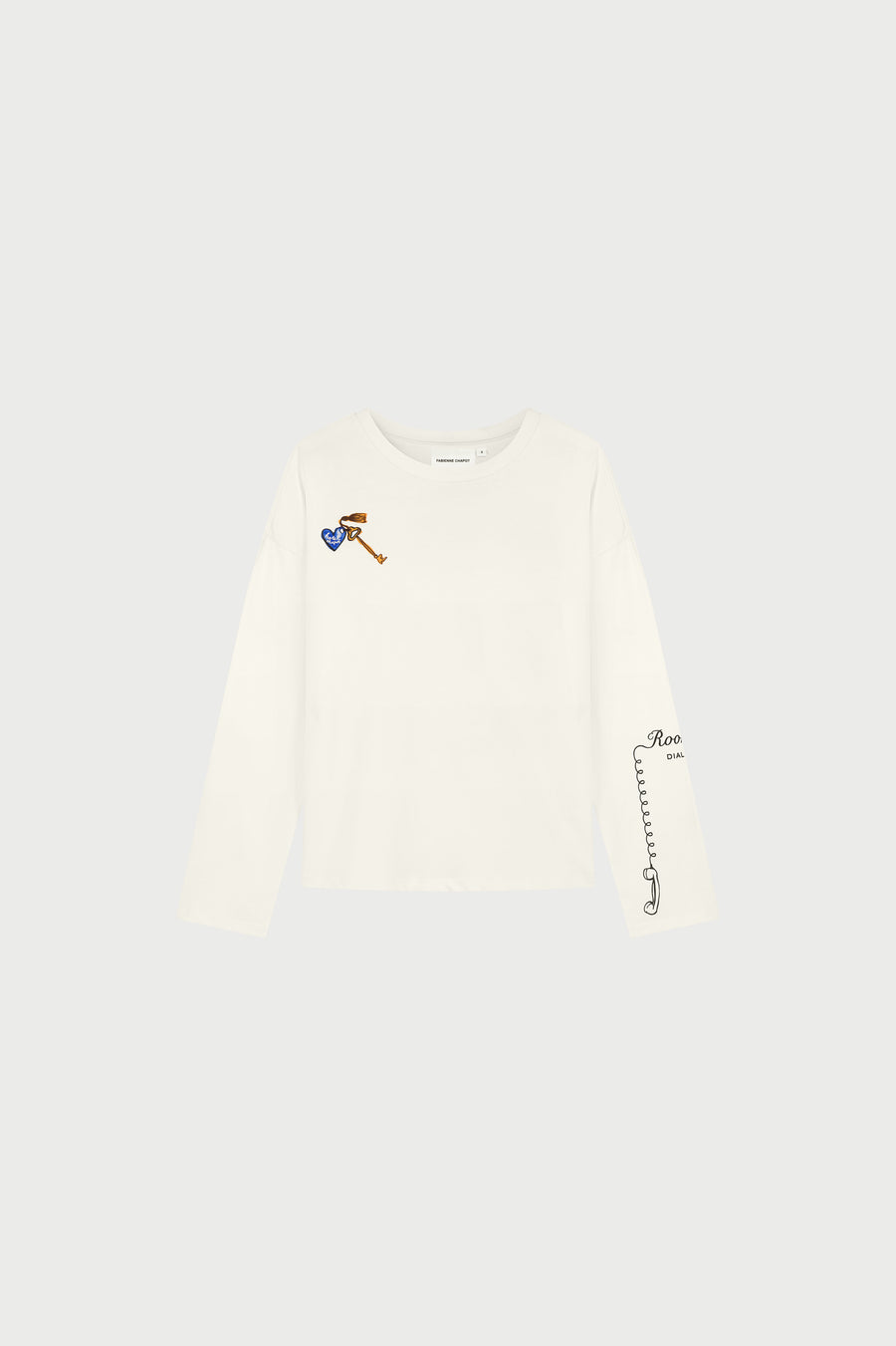 Phileine LS T-shirt | Cosy White