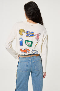 Phileine LS T-shirt | Cosy White