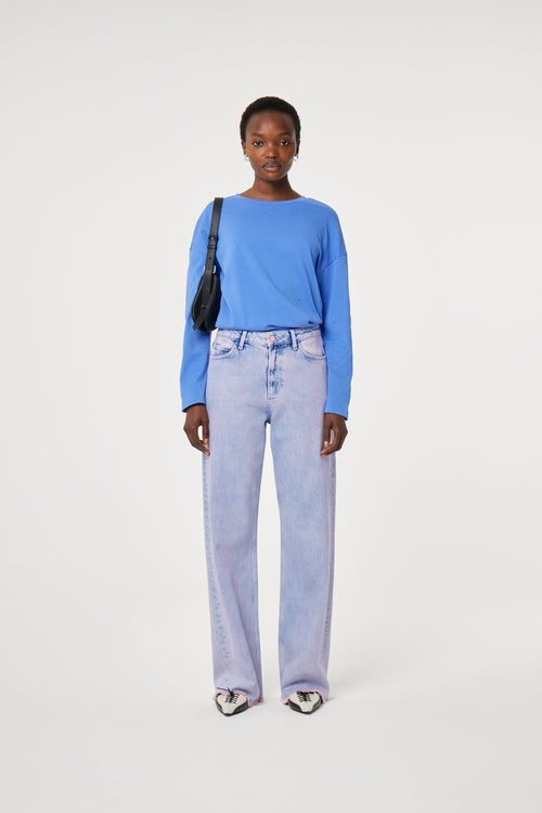 Phileine LS T-shirt | Marina Blue