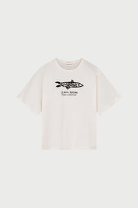 Fay T-shirt | Cosy White/Black