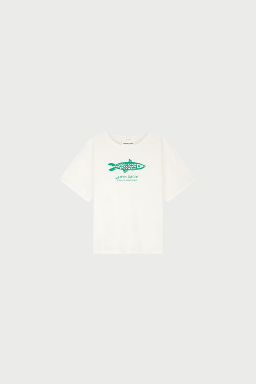 Fay T-shirt | Cosy White/Green