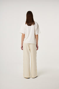 Fay T-shirt | Cosy White/Green