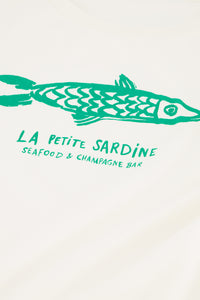 Fay T-shirt | Cosy White/Green