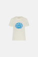 Gwen T-shirt | Cosy White/Blue