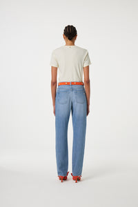 Gwen T-shirt | Cosy White/Coral